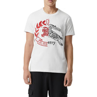 WHITE T-shirt en coton avec écusson