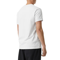 WHITE T-shirt en coton avec écusson