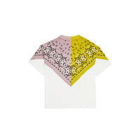 WHITE T-shirt en coton à imprimé bandana