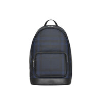 NAVY Sac à dos en cuir à motif London check