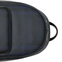 NAVY Sac à dos en cuir à motif London check