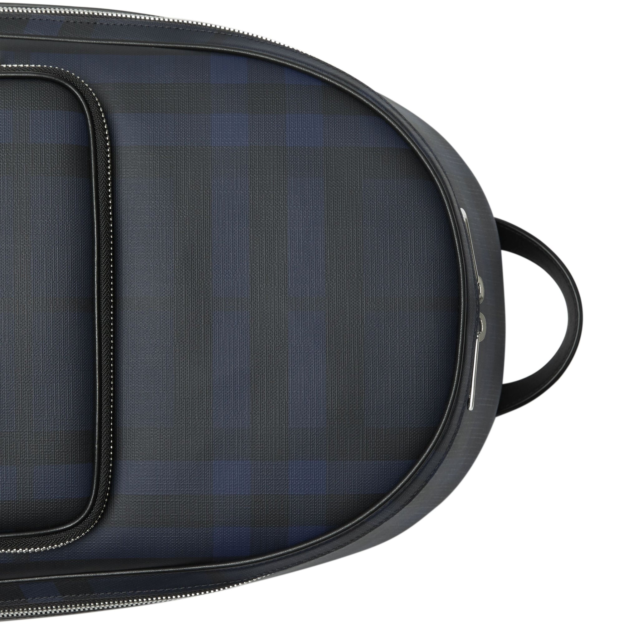 NAVY Sac à dos en cuir à motif London check