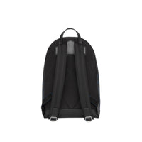 NAVY Sac à dos en cuir à motif London check