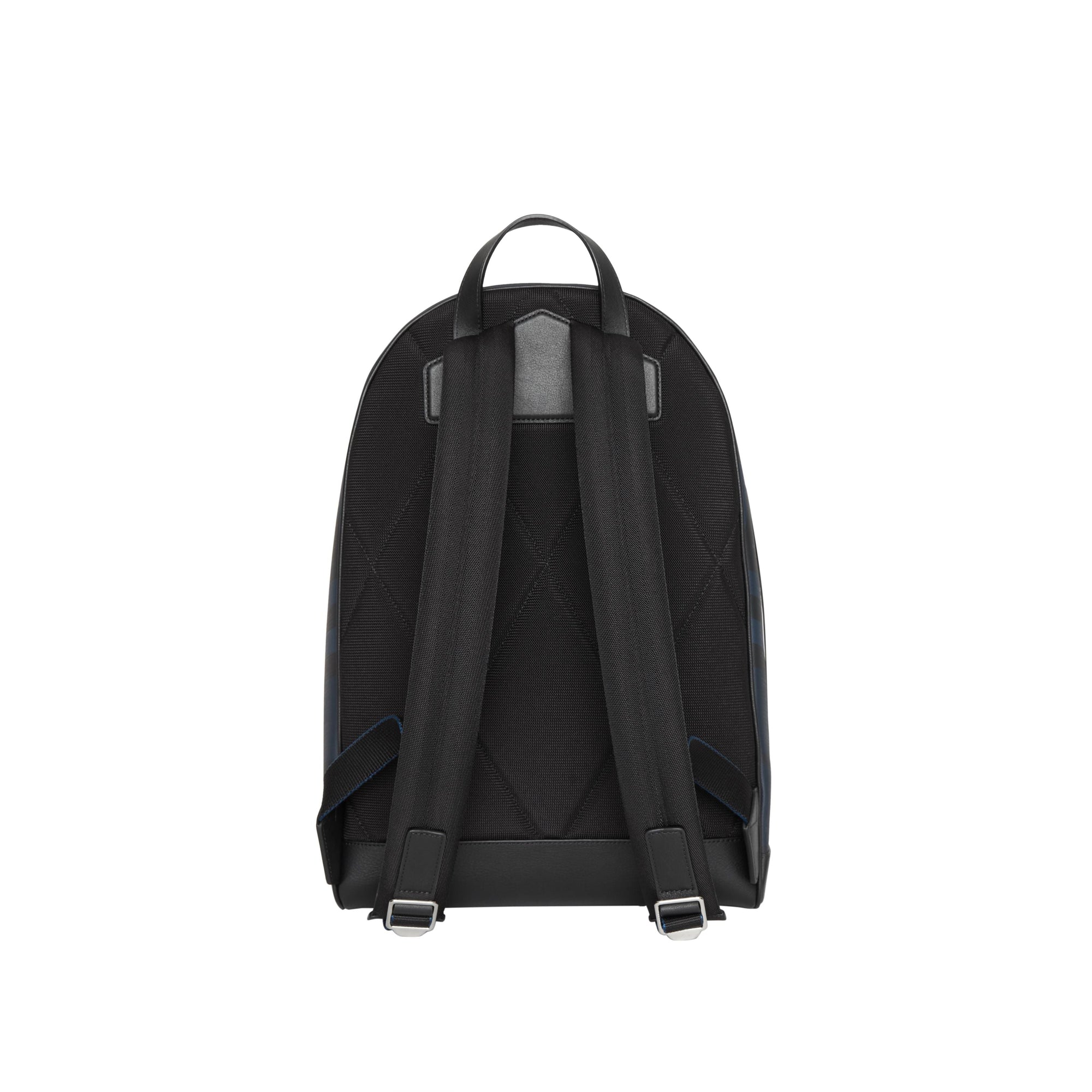 NAVY Sac à dos en cuir à motif London check