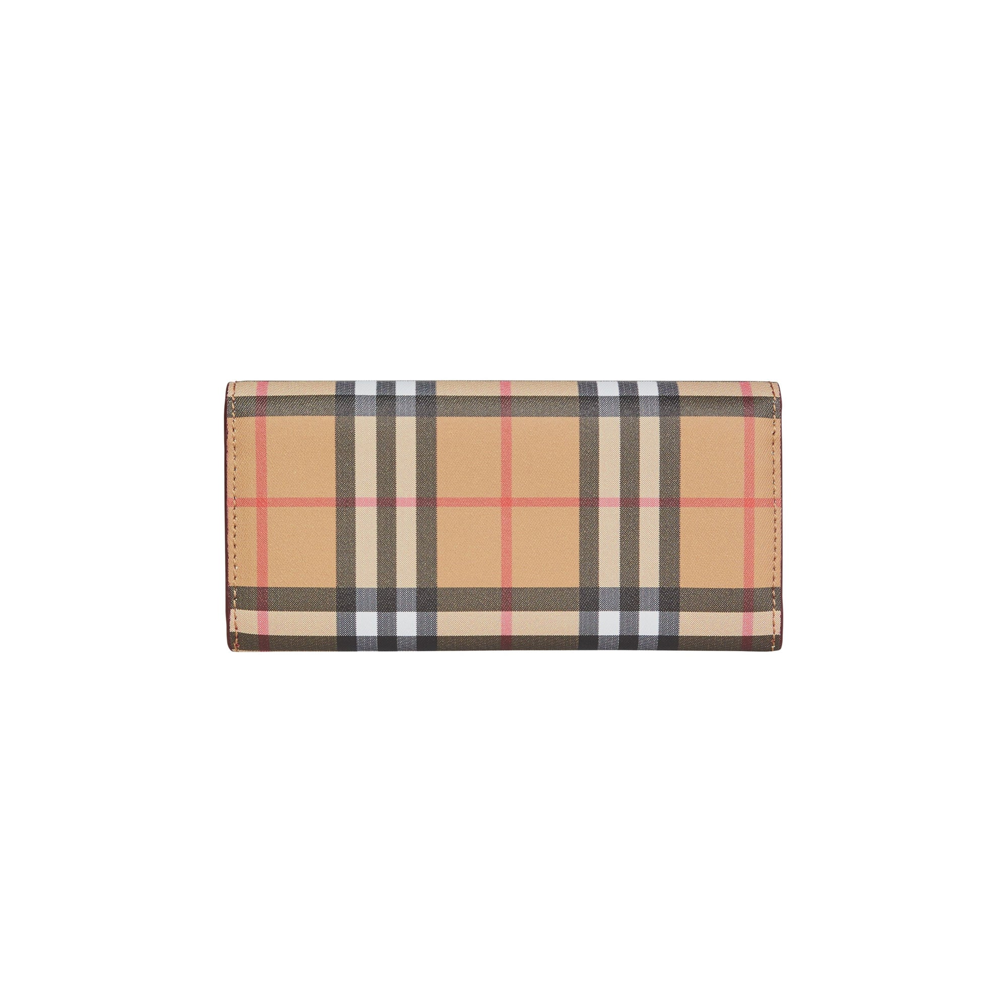 CRIMSON Portefeuille continental en cuir et à motif Vintage check