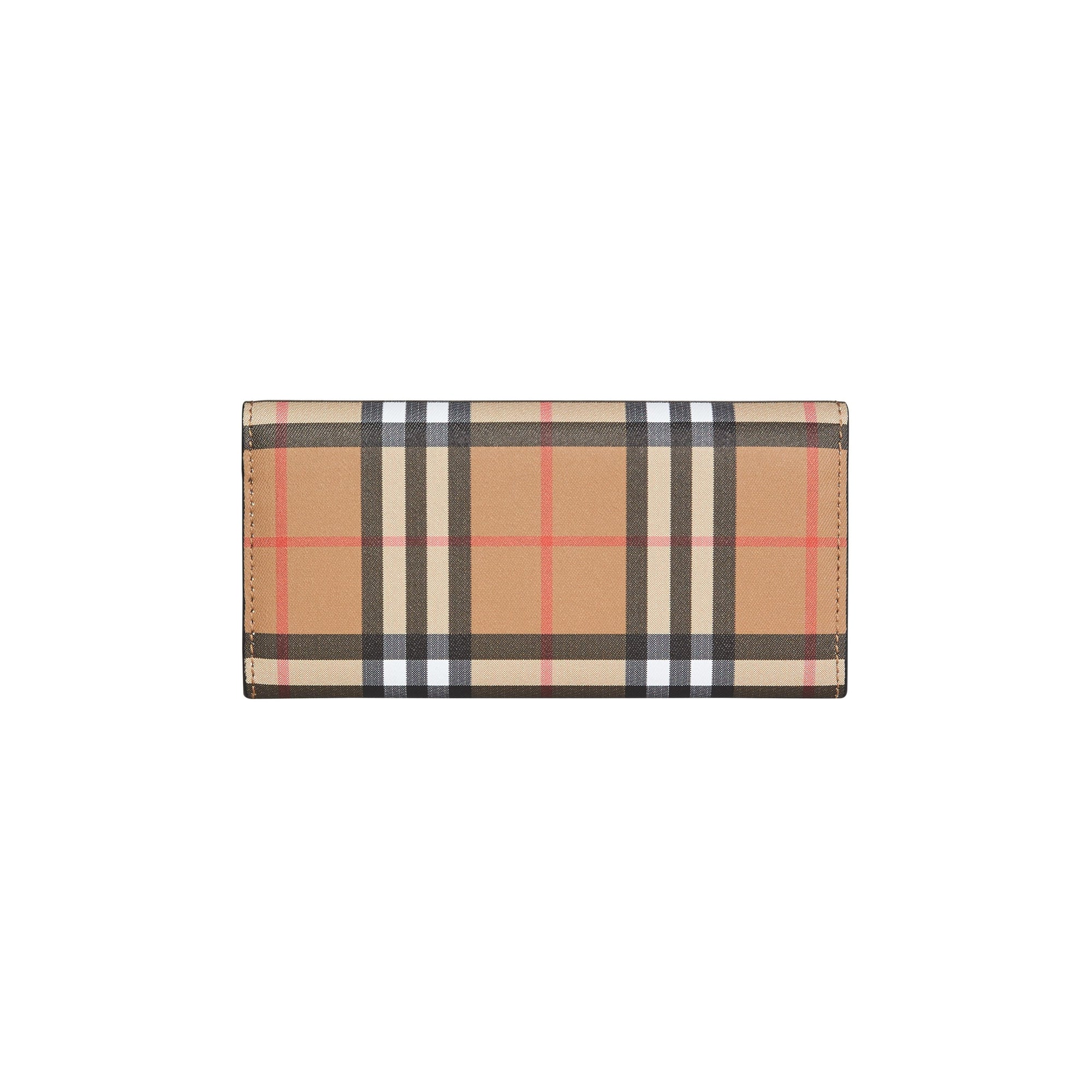 BLACK Portefeuille continental en cuir et à motif Vintage check