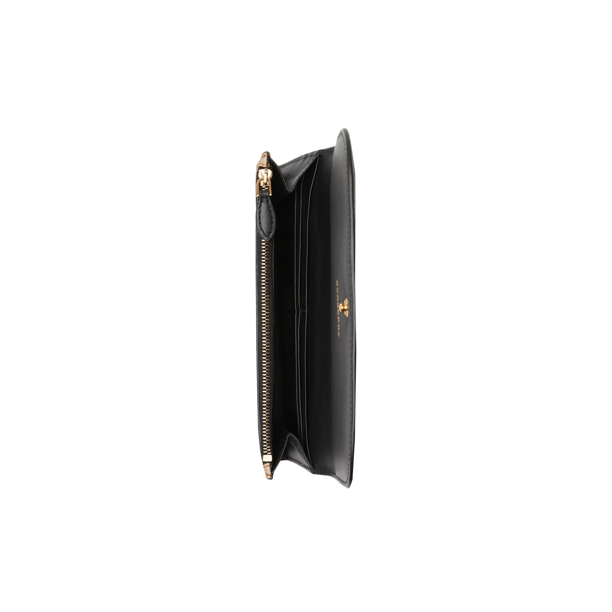 BLACK Portefeuille continental en cuir et à motif Vintage check