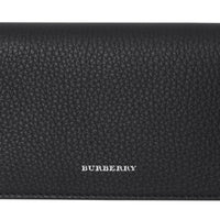 Portefeuille pour téléphone en cuir - Noir