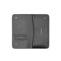 Portefeuille pour téléphone en cuir - Noir