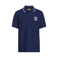NAVY Polo en piqué de coton avec logo brodé
