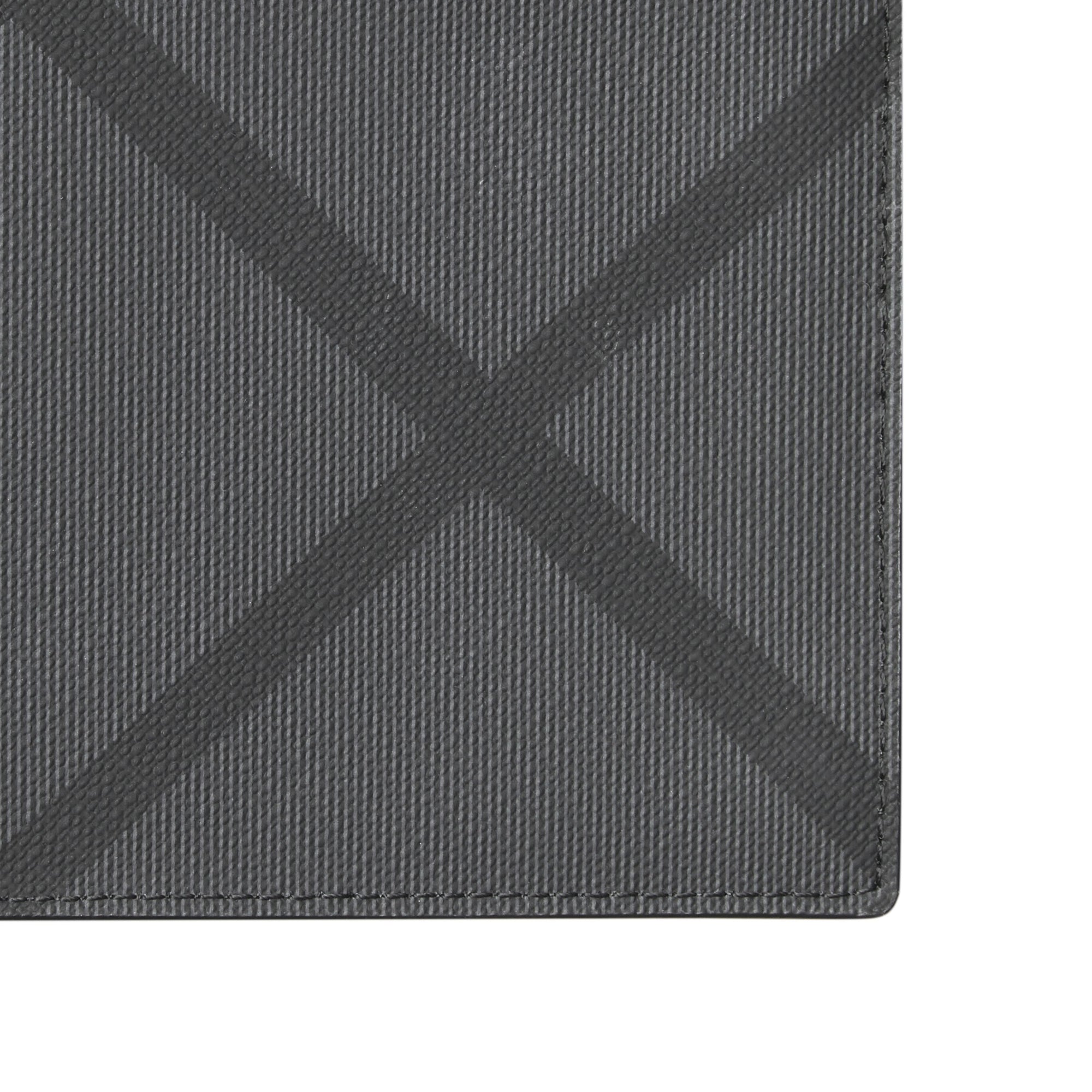 CHARCOAL/BLACK Portefeuille pour pièce d'identité à motif London check