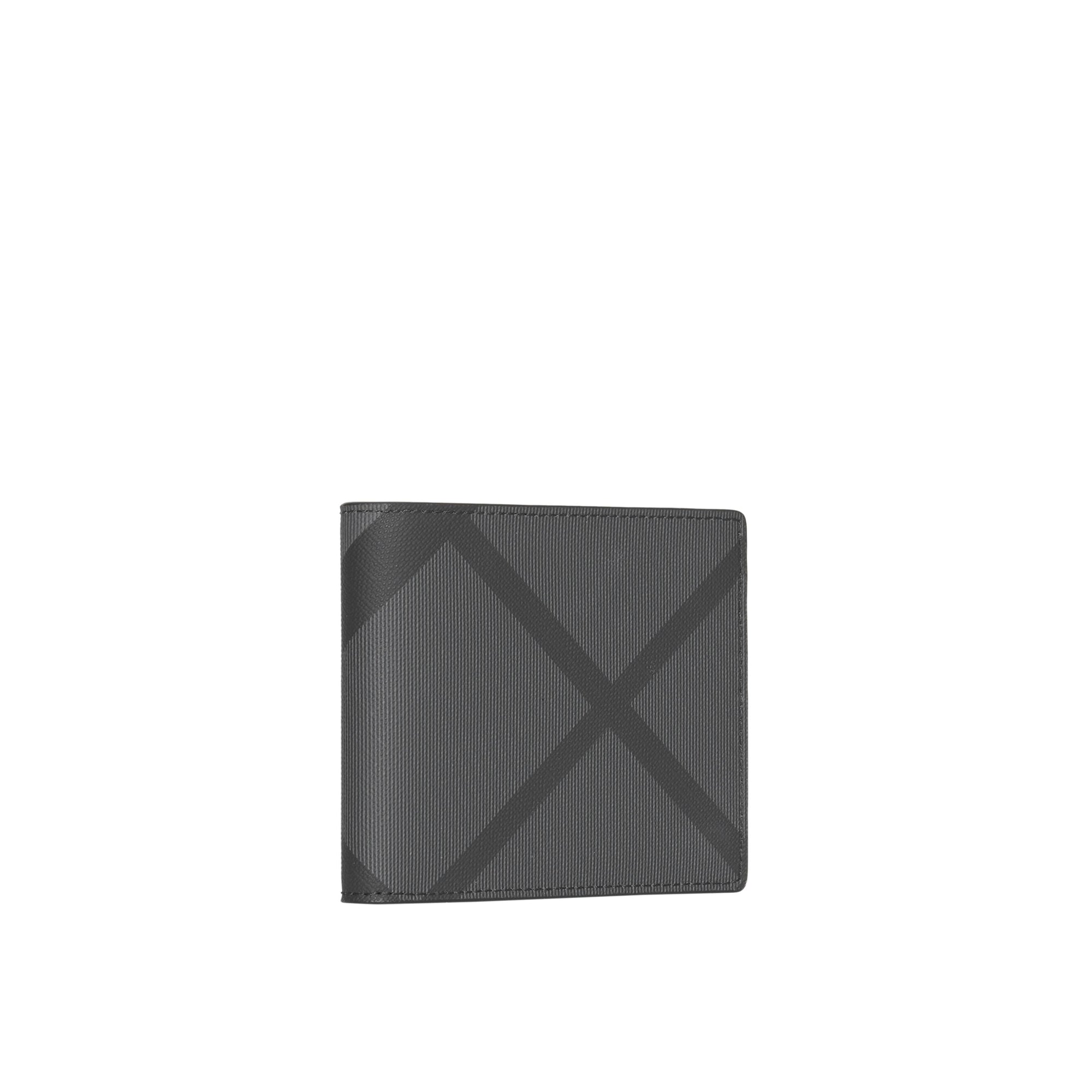 CHARCOAL/BLACK Portefeuille pour pièce d'identité à motif London check