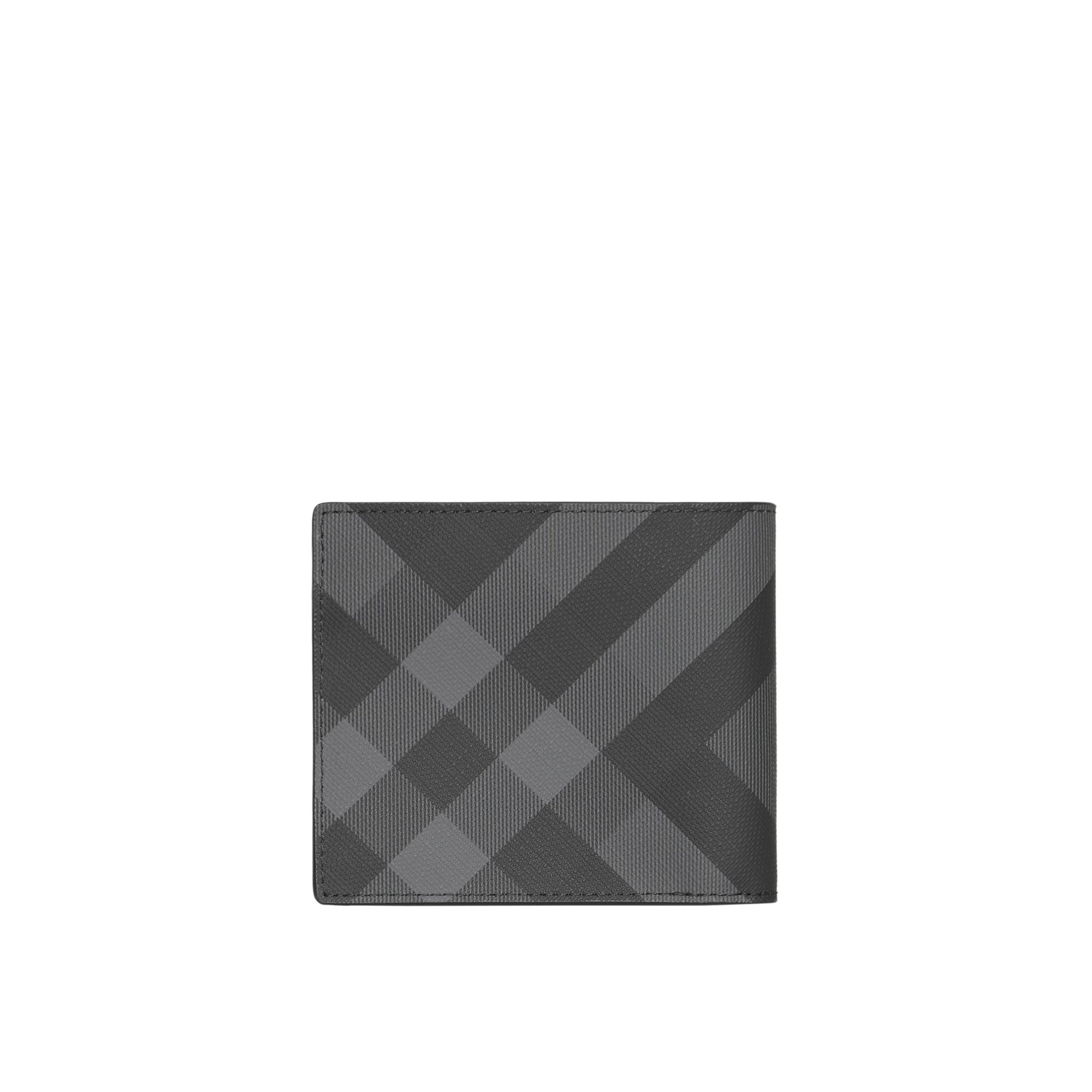 CHARCOAL/BLACK Portefeuille pour pièce d'identité à motif London check