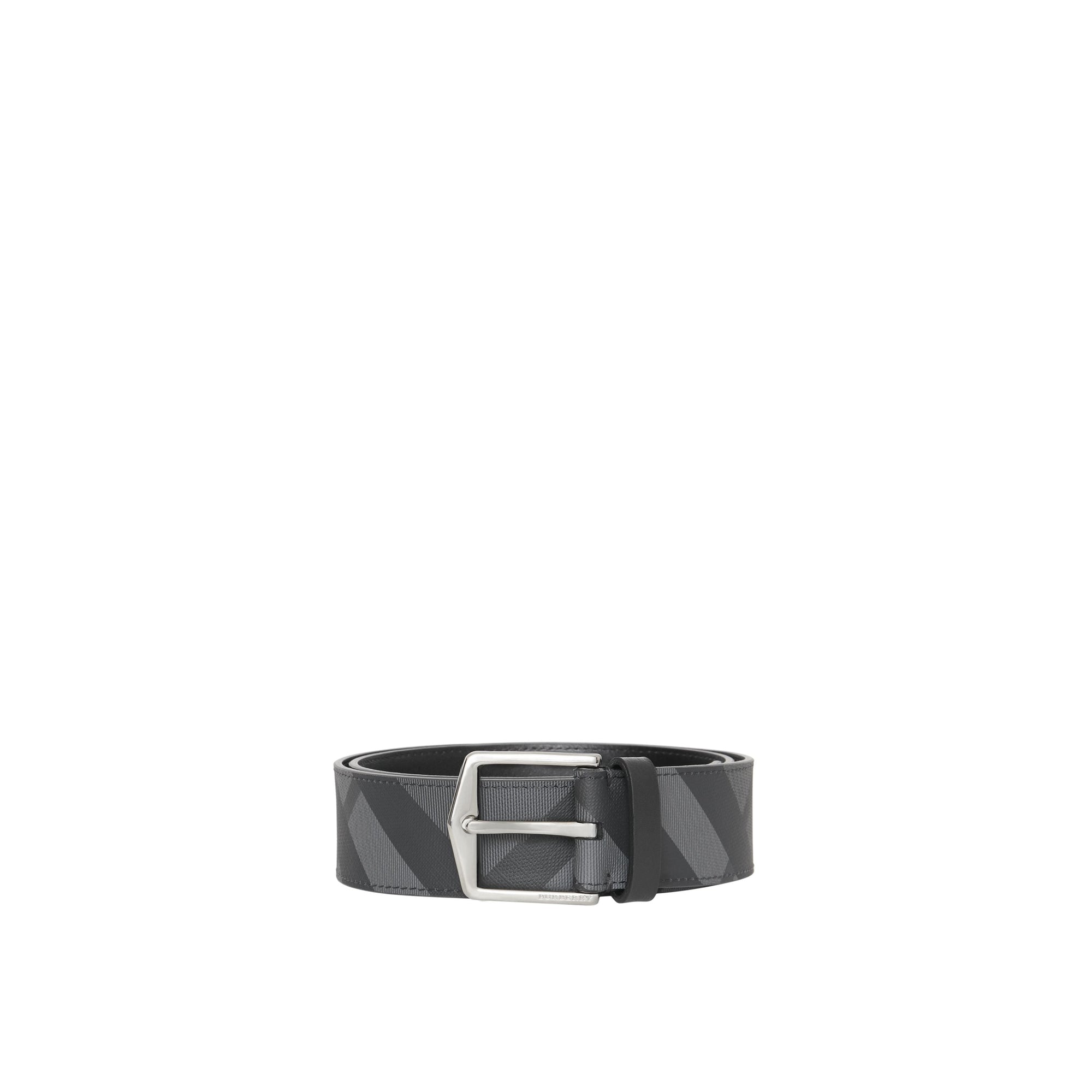 CHARCOAL/BLACK Ceinture à motif London check