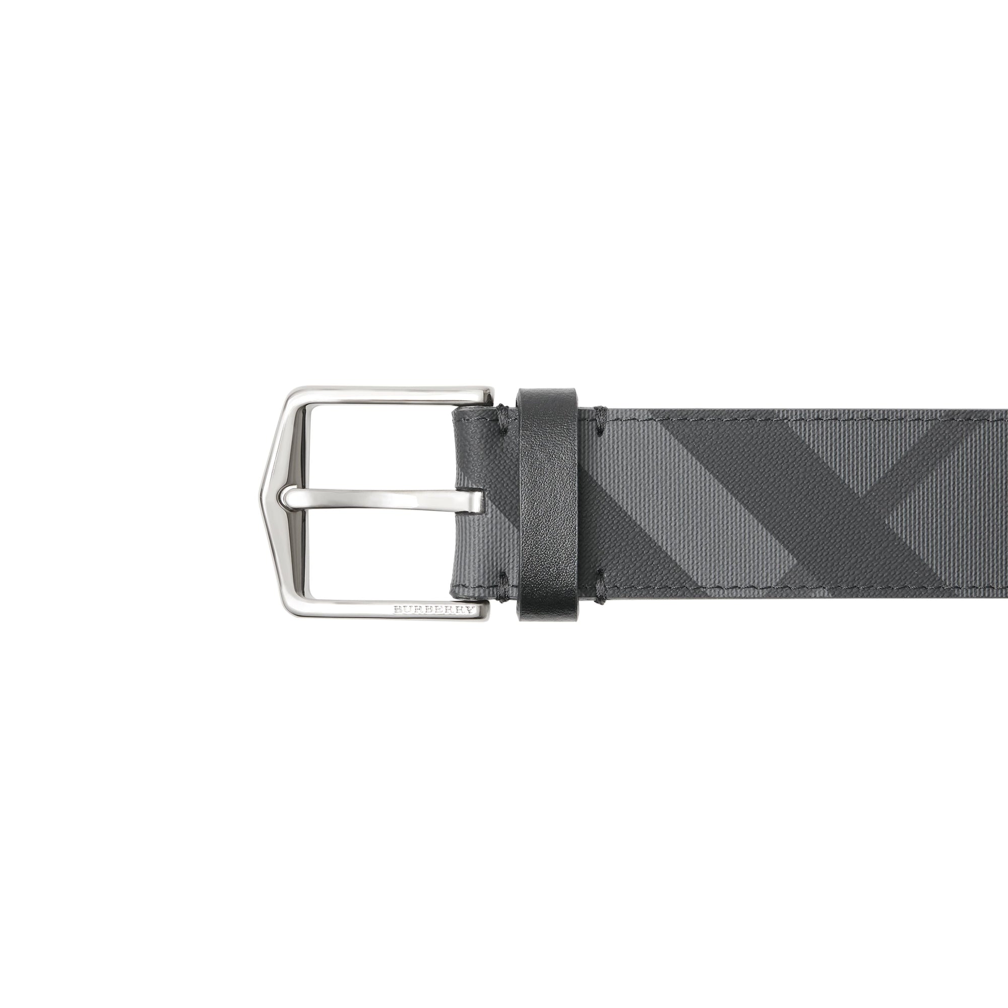 CHARCOAL/BLACK Ceinture à motif London check