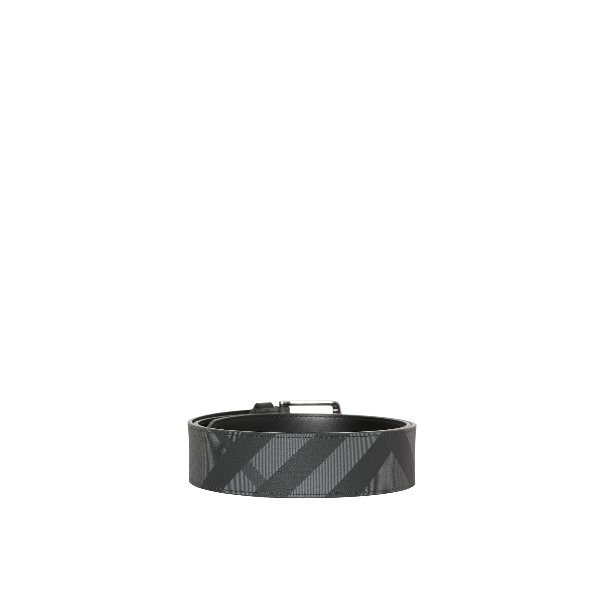 CHARCOAL/BLACK Ceinture à motif London check