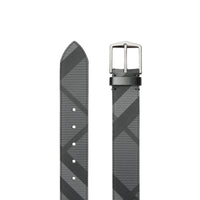 CHARCOAL/BLACK Ceinture à motif London check