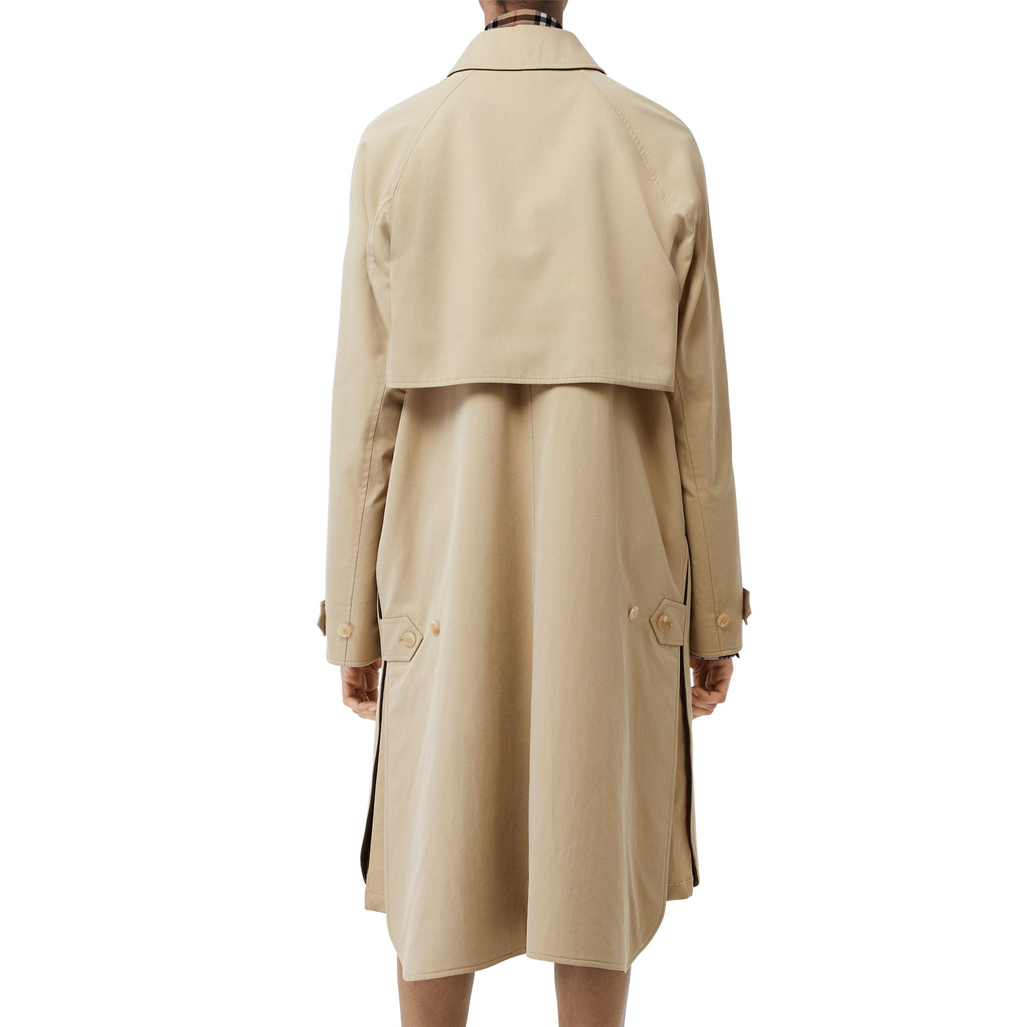 Paletot en gabardine tropicale doublé de laine - Miel