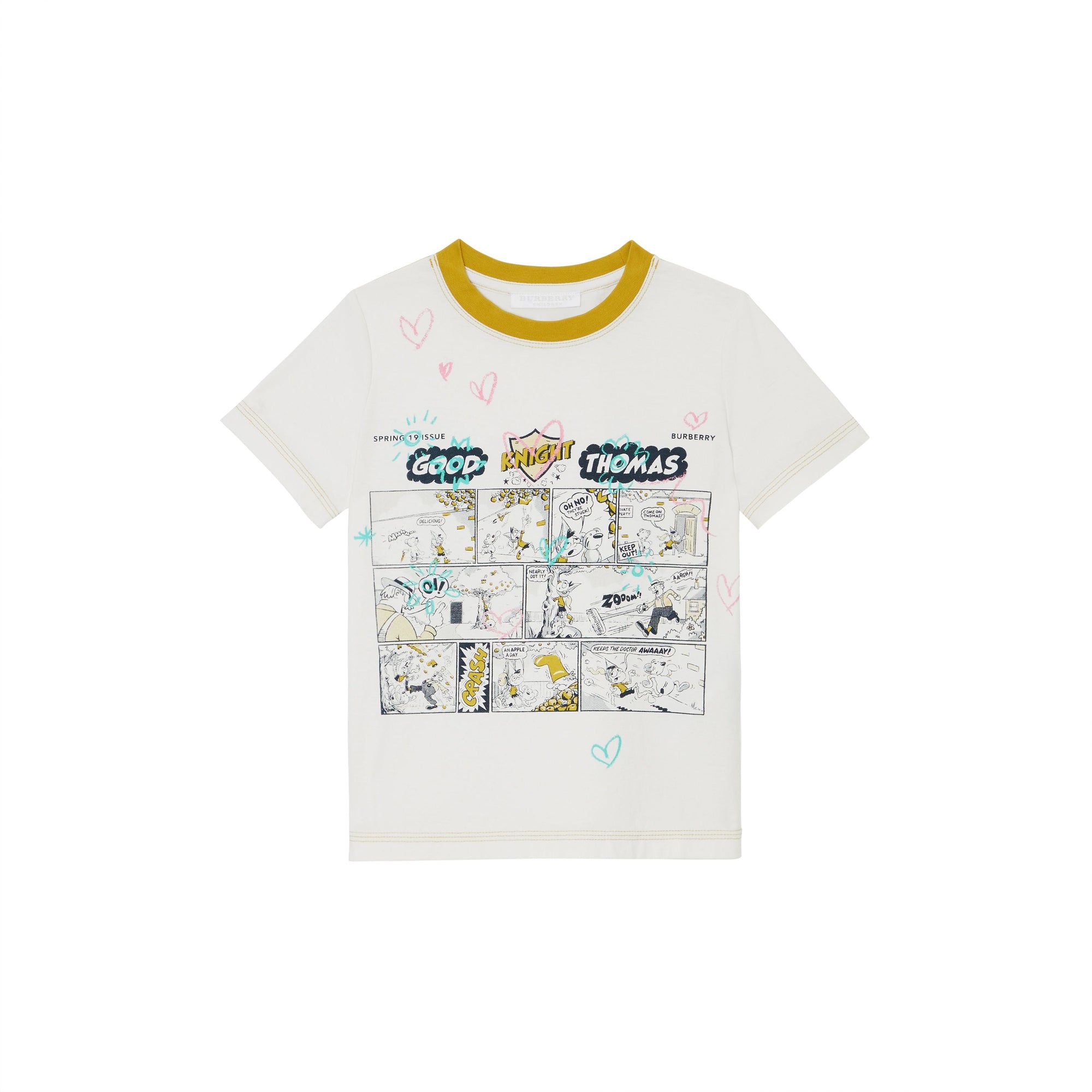 LIGHT STONE T-shirt en coton à imprimé bande dessinée