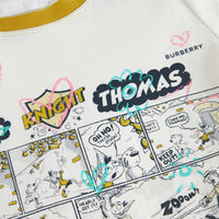 LIGHT STONE T-shirt en coton à imprimé bande dessinée