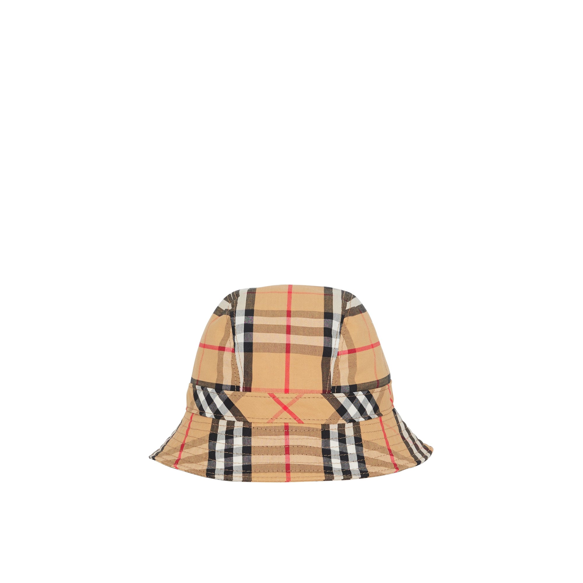 ANTIQUE YEL IP CHK Bob en coton à motif Vintage check