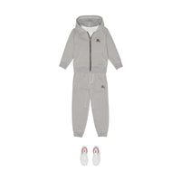 CHALK GREY MELANGE Pantalon de survêtement en jersey de coton