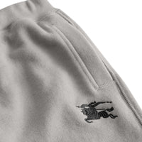 CHALK GREY MELANGE Pantalon de survêtement en jersey de coton