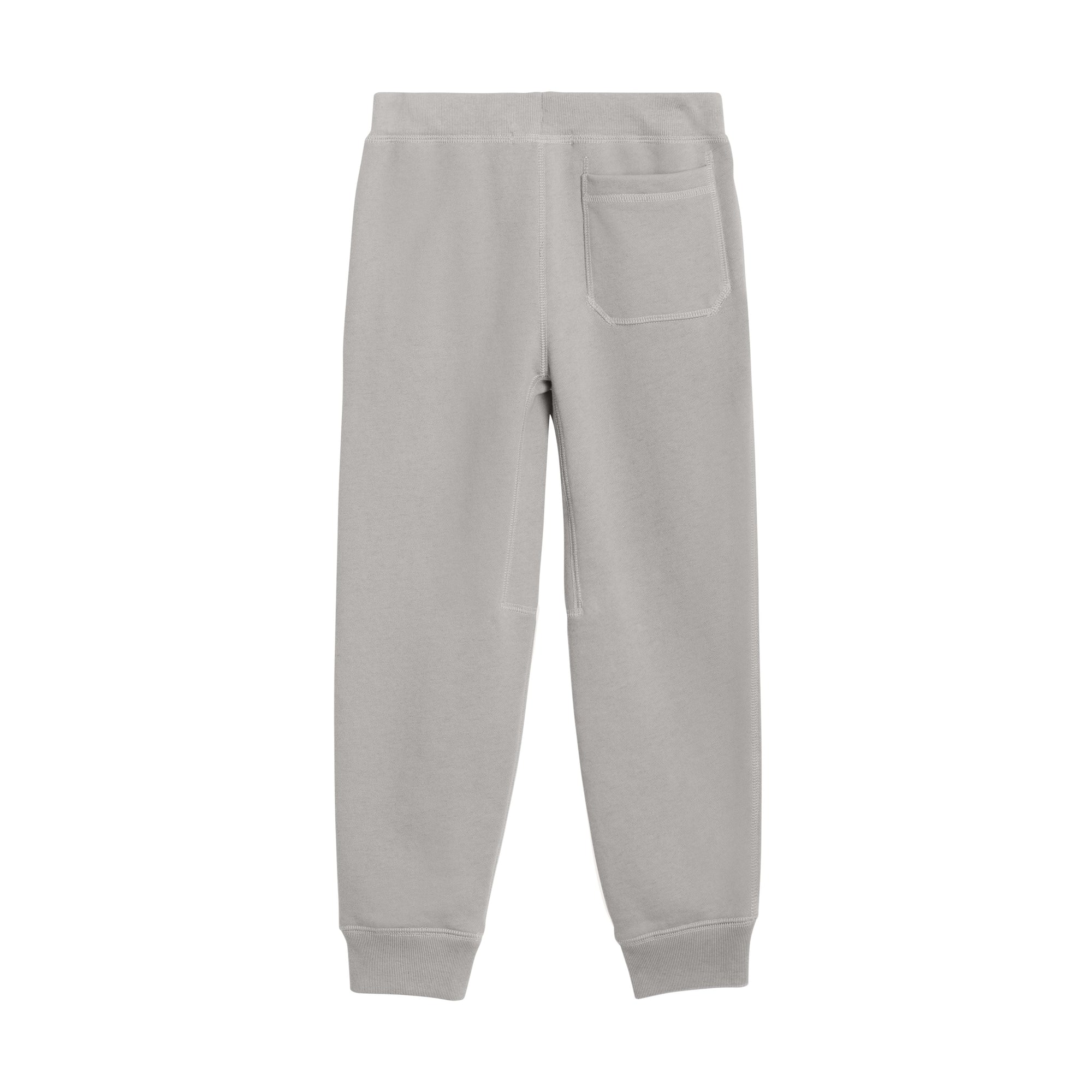 CHALK GREY MELANGE Pantalon de survêtement en jersey de coton