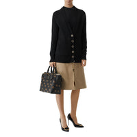 BLACK Petit sac The Belt en cuir avec emblème du Cavalier