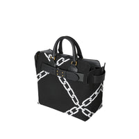 BLACK Sac The Belt moyen à motif chaîne tricoté