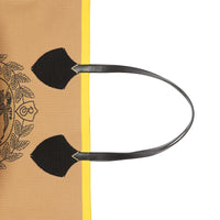 BLACK/IRIS YELLOW Sac tote The Giant avec écusson d'archive en maille