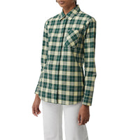 DARK CEDAR GRN IP CH Chemise en coton à motif check