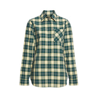 DARK CEDAR GRN IP CH Chemise en coton à motif check