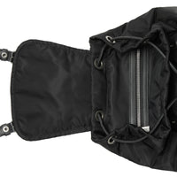 BLACK Sac The Rucksack moyen en nylon et cuir