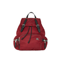 BURGUNDY RED Sac The Rucksack moyen en nylon et cuir