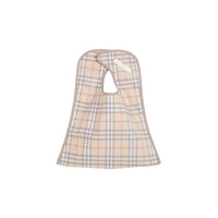 PALE STONE IP CHECK Bavoir en coton à motif check enduit