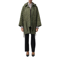 CADET GREEN Manteau à capuche léger matelassé