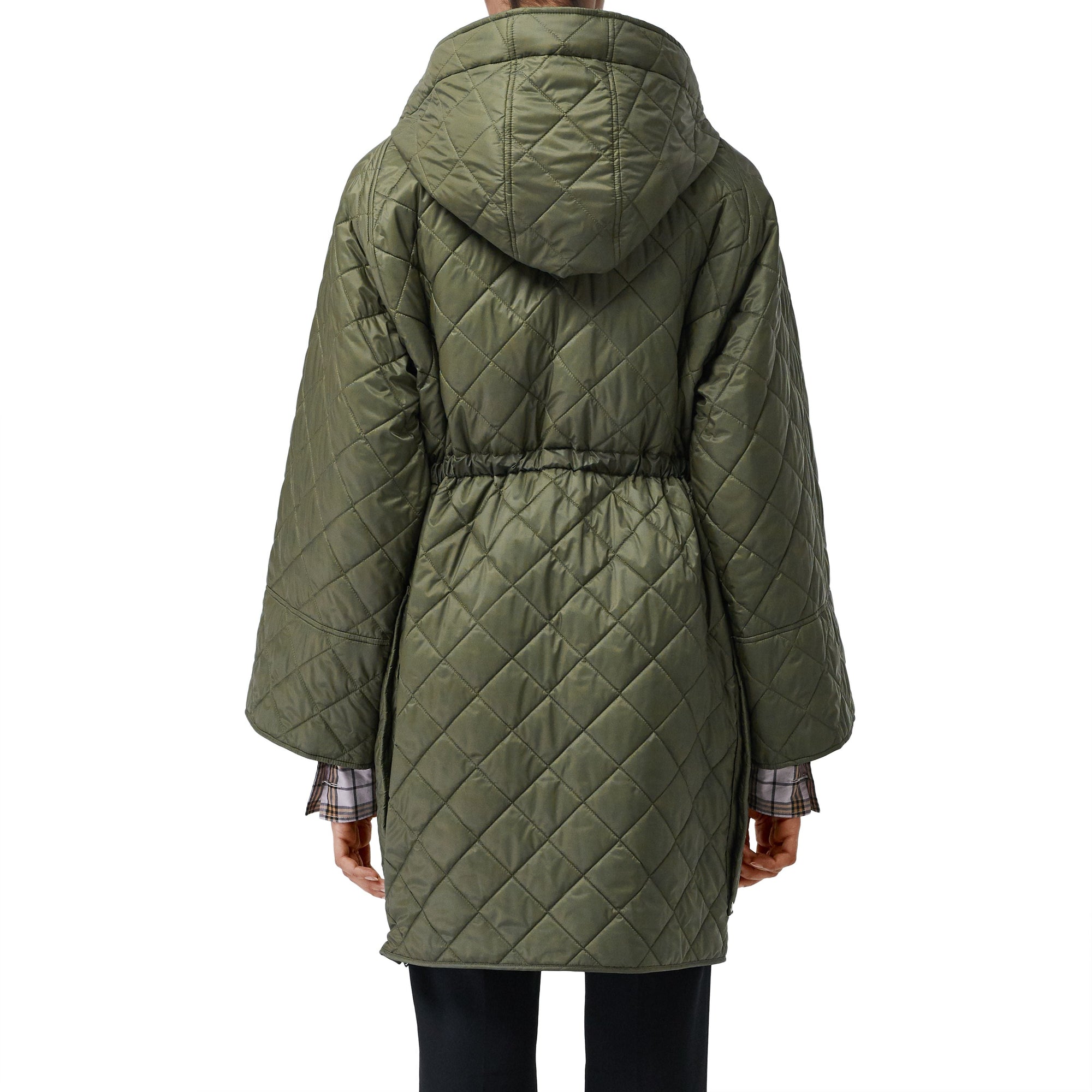 CADET GREEN Manteau à capuche léger matelassé