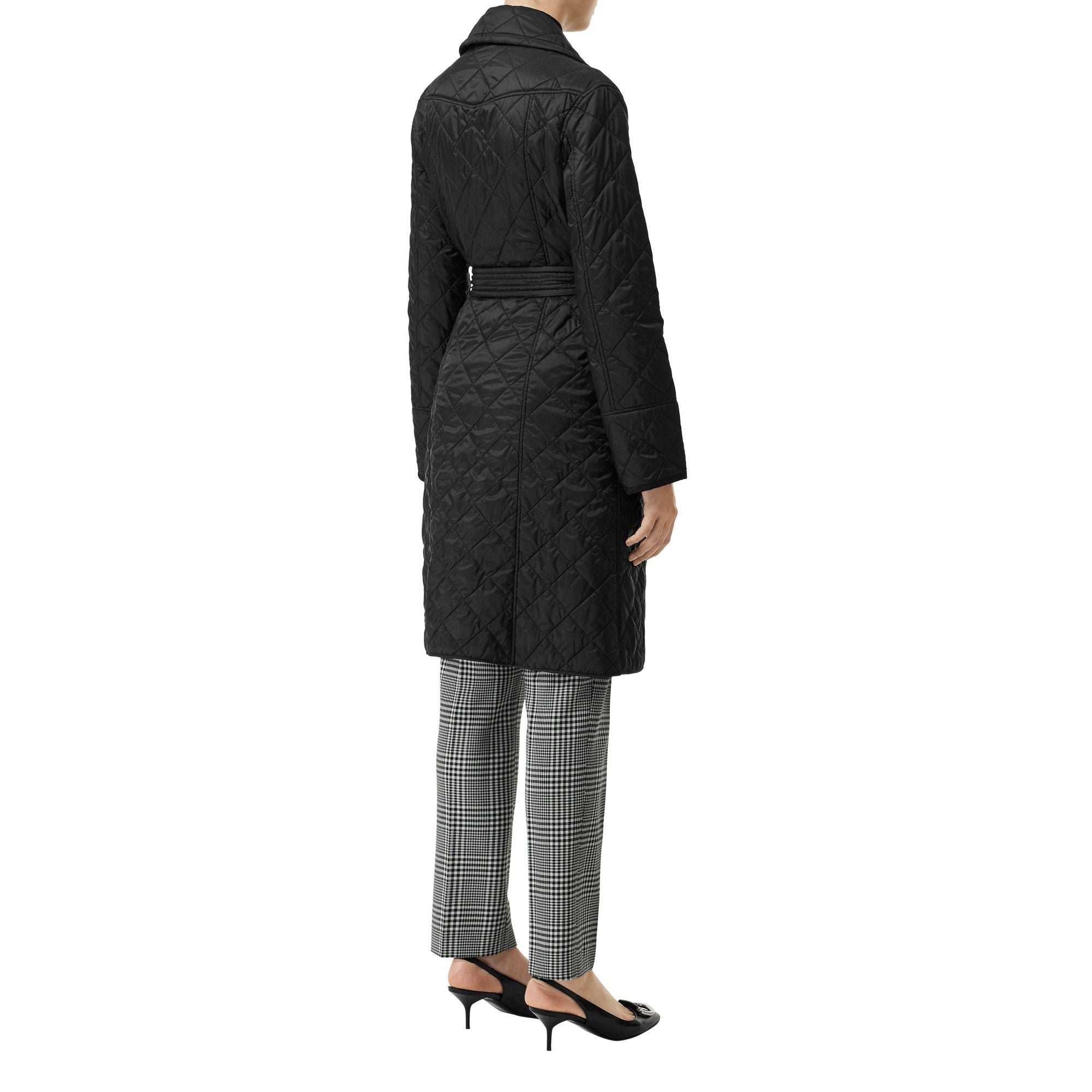 BLACK Manteau léger matelassé