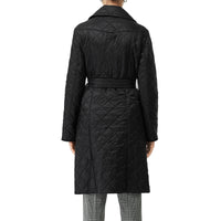 BLACK Manteau léger matelassé