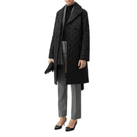 BLACK Manteau léger matelassé