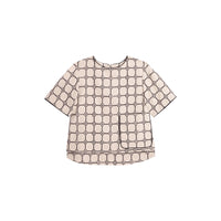 STONE Haut en coton avec imprimé floral et passepoil