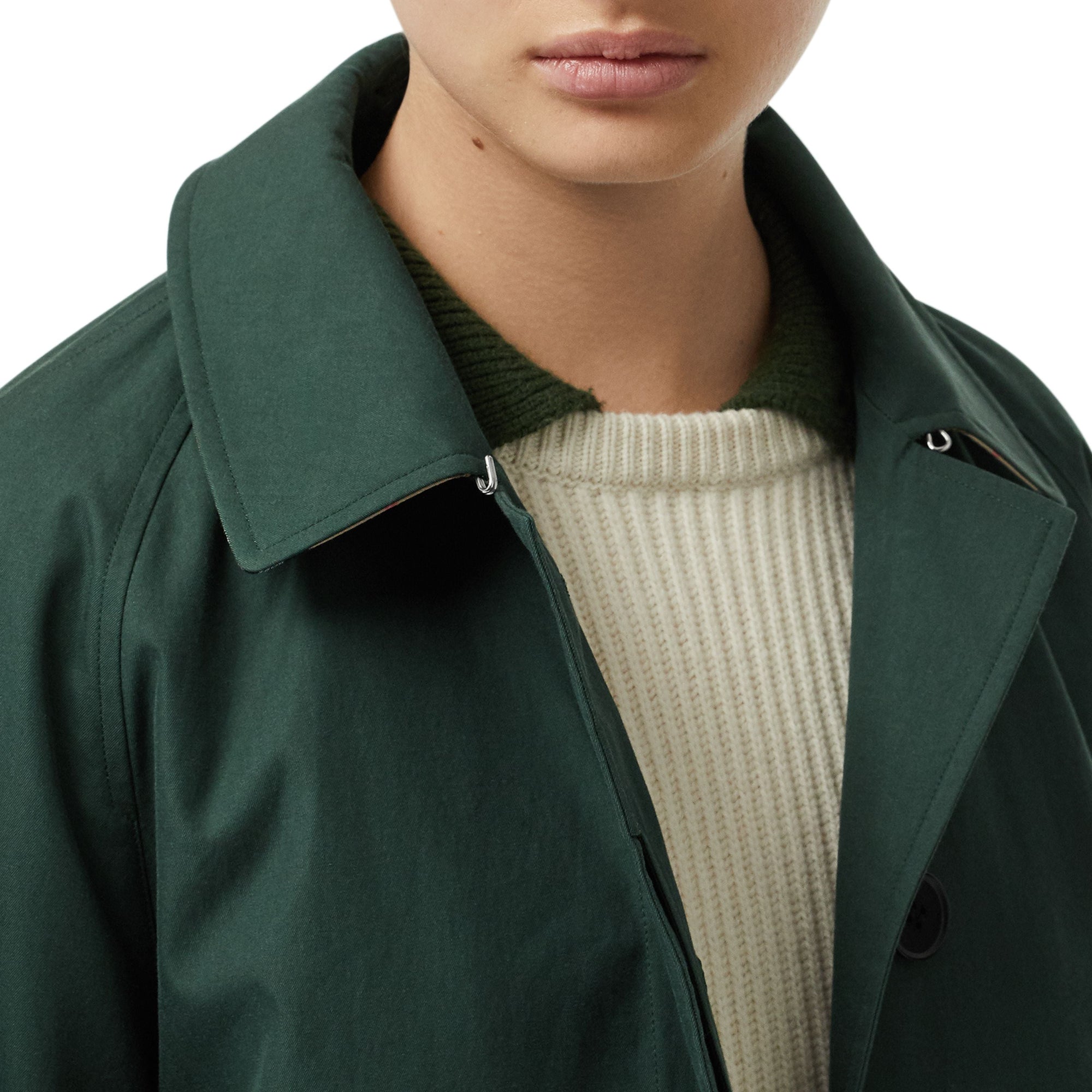 Car coat the Camden - Émeraude foncée
