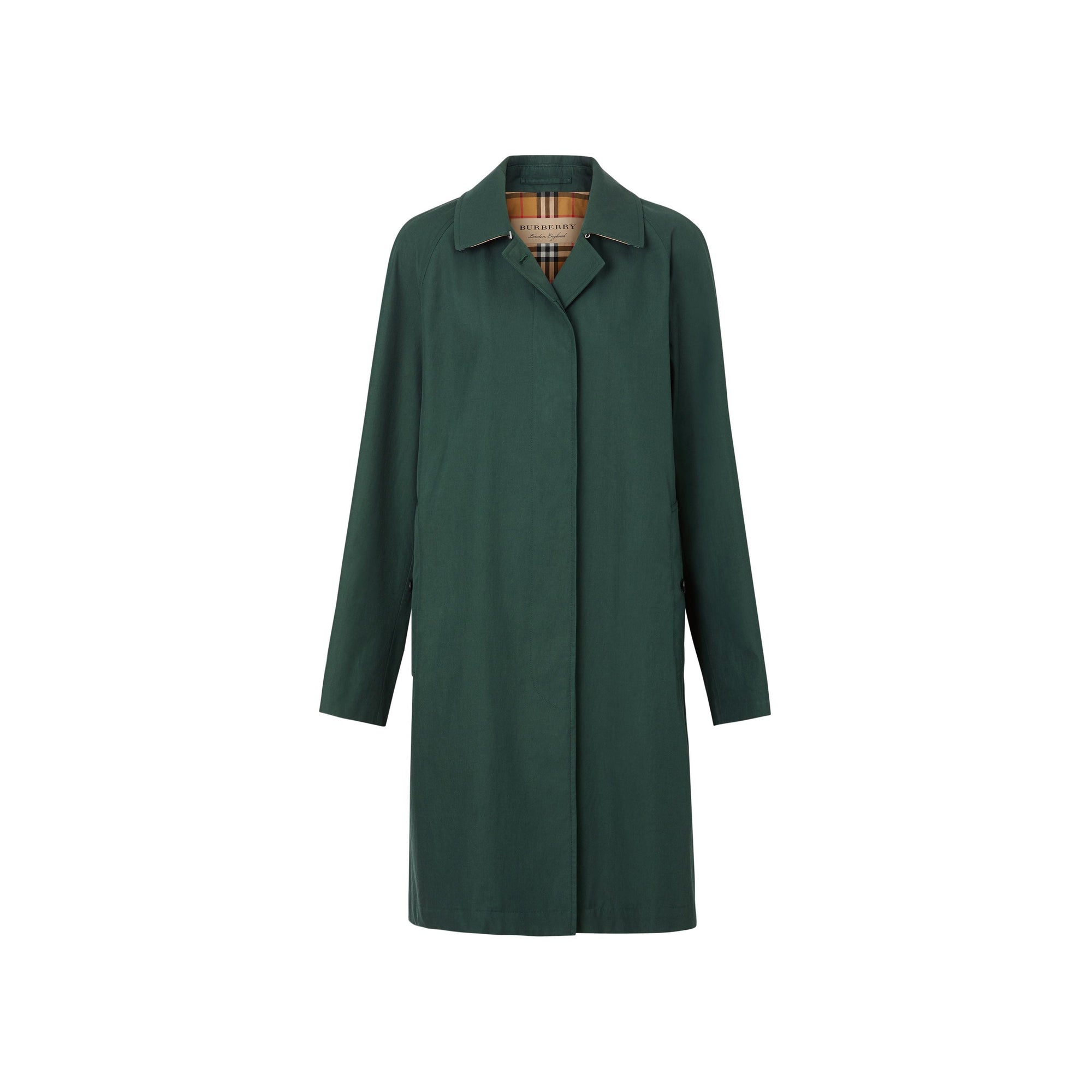 Car coat the Camden - Émeraude foncée
