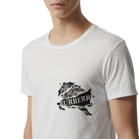 WHITE T-shirt en coton avec logo imprimé