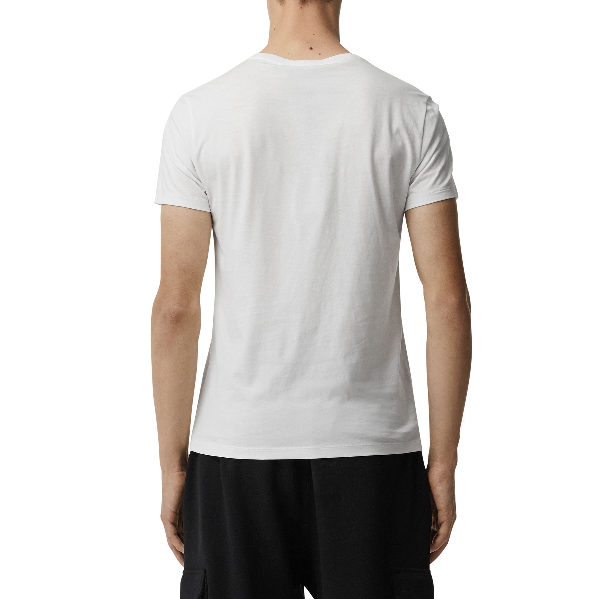 WHITE T-shirt en coton avec logo imprimé