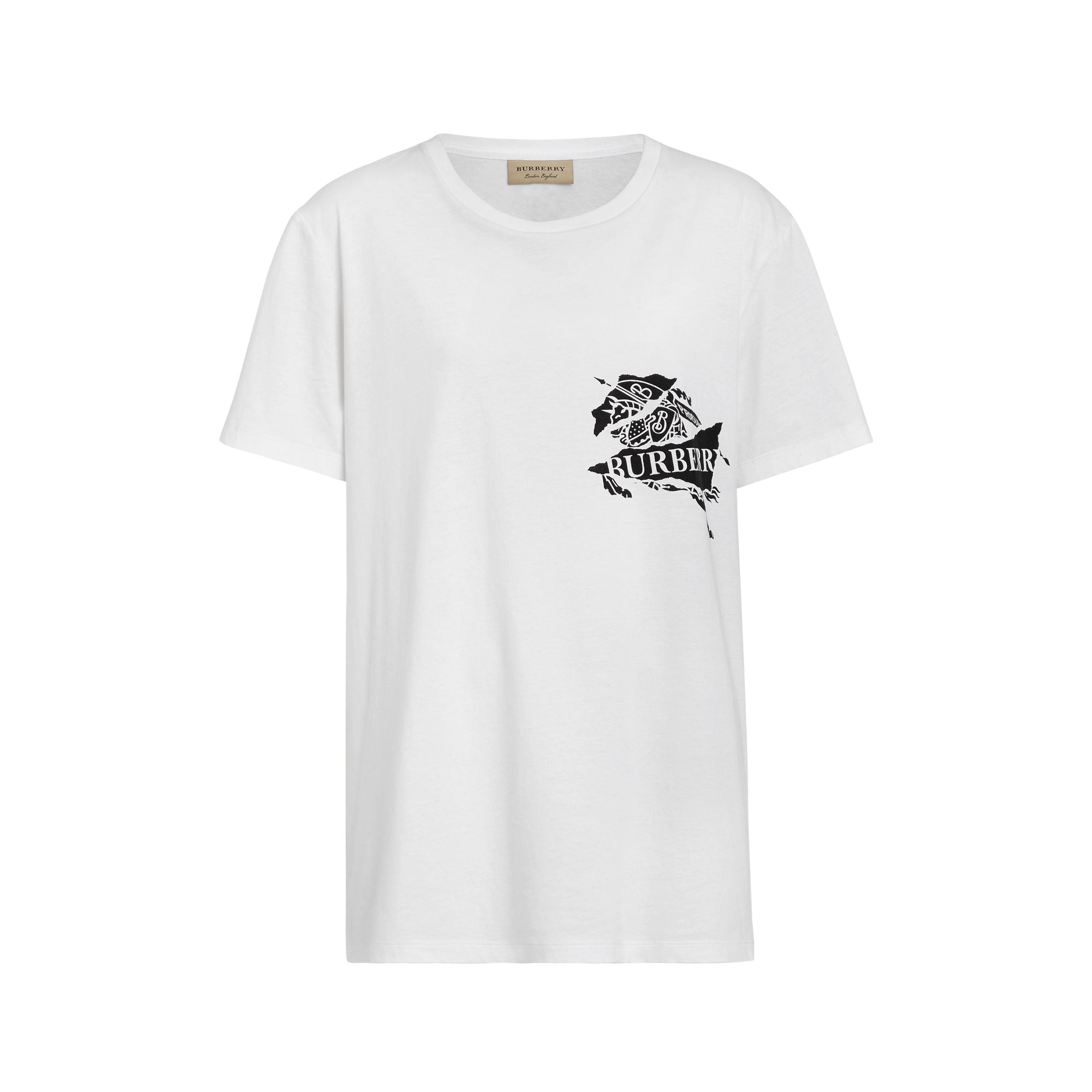WHITE T-shirt en coton avec logo imprimé