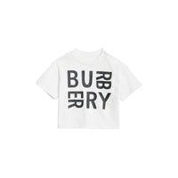 WHITE T-shirt en coton avec logo imprimé