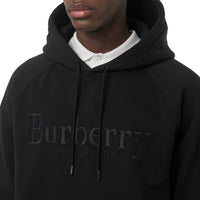 BLACK Sweat-shirt à capuche en jersey avec logo brodé