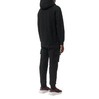 BLACK Sweat-shirt à capuche en jersey avec logo brodé